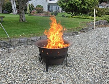 cast iron fire pit